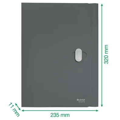 Leitz Recycle A4 PP kék 3-pólyás mappa Leitz Recycle A4 PP kék 3-pólyás mappa