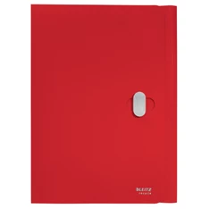 Leitz Recycle A4 PP piros 3-pólyás mappa Leitz Recycle A4 PP piros 3-pólyás mappa