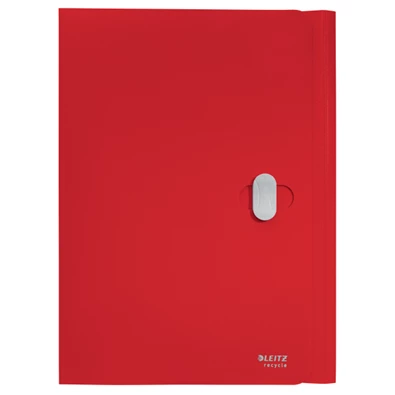 Leitz Recycle A4 PP piros 3-pólyás mappa Leitz Recycle A4 PP piros 3-pólyás mappa