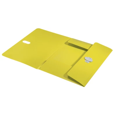 Leitz Recycle A4 PP sárga 3-pólyás mappa Leitz Recycle A4 PP sárga 3-pólyás mappa