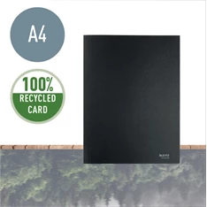 Leitz Recycle A4 karton fekete 3-pólyás mappa Leitz Recycle A4 karton fekete 3-pólyás mappa