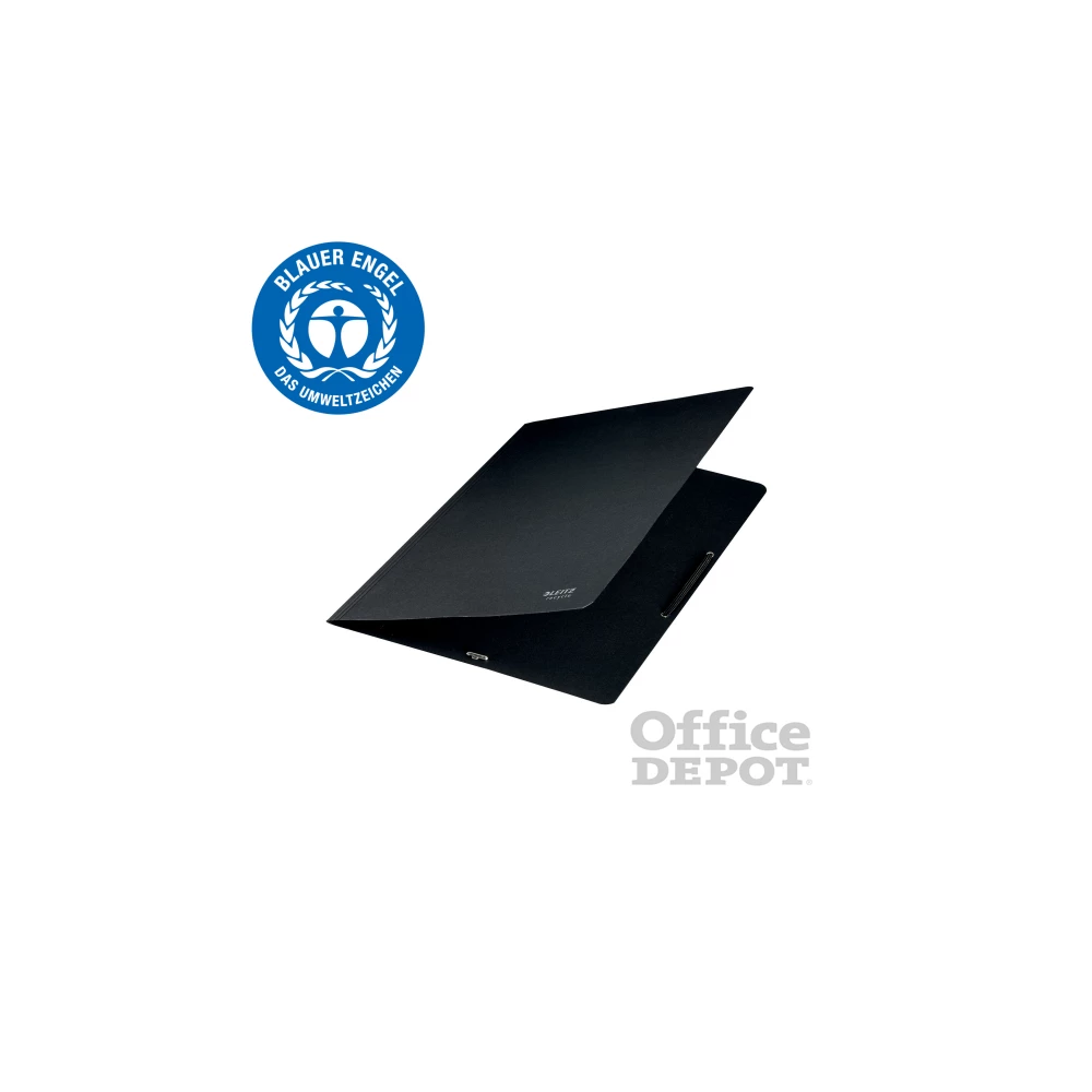 Leitz Recycle A4 karton fekete gumis mappa