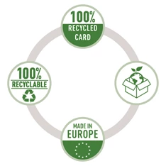 Leitz Recycle A4 karton fekete gumis mappa Leitz Recycle A4 karton fekete gumis mappa