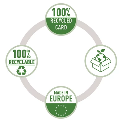 Leitz Recycle A4 karton fekete gumis mappa Leitz Recycle A4 karton fekete gumis mappa