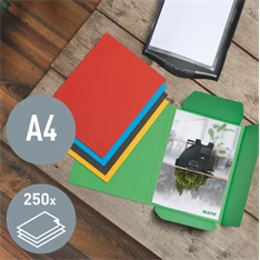 Leitz Recycle A4 karton kék 3-pólyás mappa Leitz Recycle A4 karton kék 3-pólyás mappa