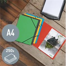 Leitz Recycle A4 karton kék gumis mappa Leitz Recycle A4 karton kék gumis mappa