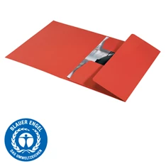 Leitz Recycle A4 karton piros 3-pólyás mappa Leitz Recycle A4 karton piros 3-pólyás mappa