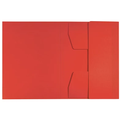 Leitz Recycle A4 karton piros 3-pólyás mappa Leitz Recycle A4 karton piros 3-pólyás mappa