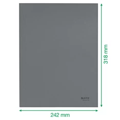 Leitz Recycle A4 karton piros 3-pólyás mappa Leitz Recycle A4 karton piros 3-pólyás mappa