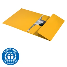 Leitz Recycle A4 karton sárga 3-pólyás mappa Leitz Recycle A4 karton sárga 3-pólyás mappa
