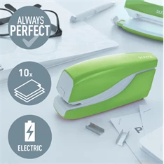 Leitz WOW elemes elektromos zöld tűzőgép Leitz WOW elemes elektromos zöld tűzőgép