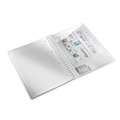Leitz Wow A4 80lapos kockás jégkék spirálfüzet Leitz Wow A4 80lapos kockás jégkék spirálfüzet
