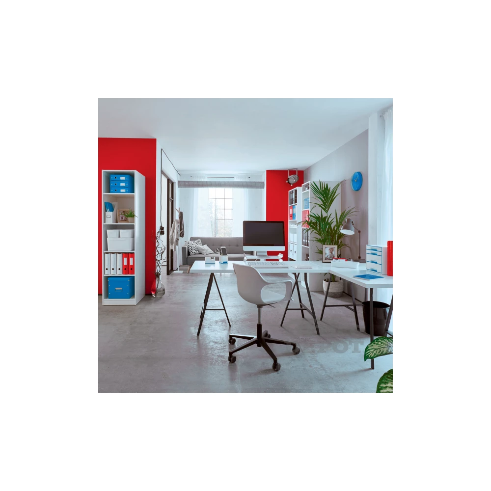 Leitz Wow A4 karton kék gumis mappa