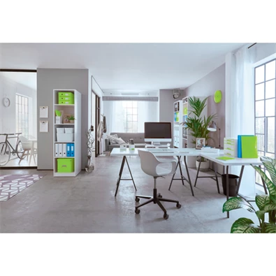 Leitz Wow A5 80lapos kockás zöld spirálfüzet Leitz Wow A5 80lapos kockás zöld spirálfüzet