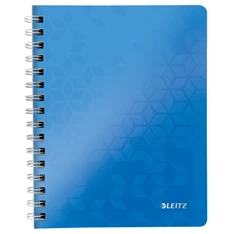Leitz Wow A5 80lapos vonalas kék spirálfüzet Leitz Wow A5 80lapos vonalas kék spirálfüzet