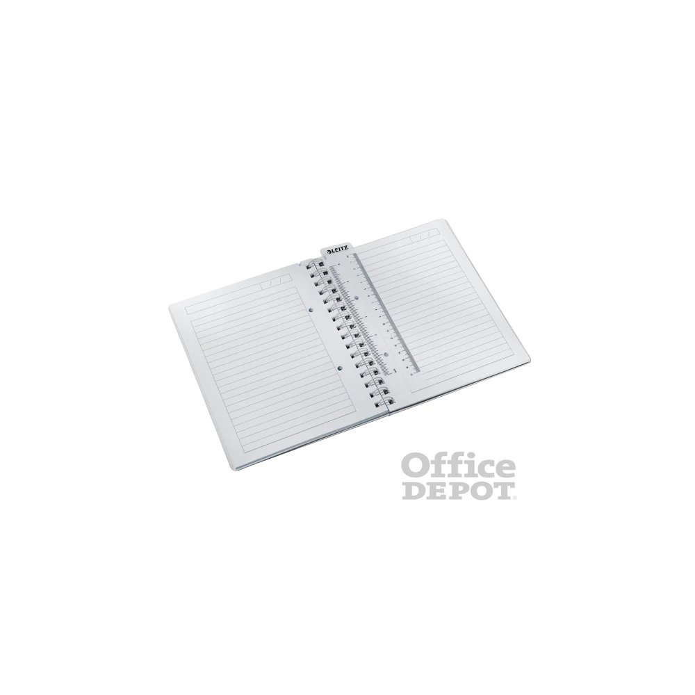 Leitz Wow A5 vonalas fekete spirálfüzet