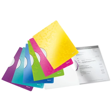 Leitz Wow Colorclip jégkék gyorsfűző Leitz Wow Colorclip jégkék gyorsfűző