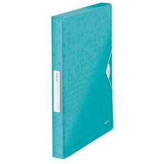 Leitz Wow Jumbo jégkék pp gumis mappa