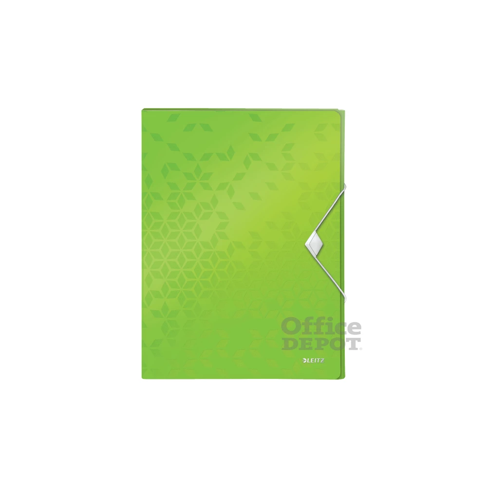 Leitz Wow Jumbo pp zöld gumis mappa