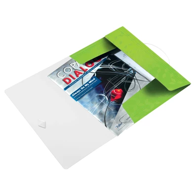 Leitz Wow pp zöld gumis mappa Leitz Wow pp zöld gumis mappa