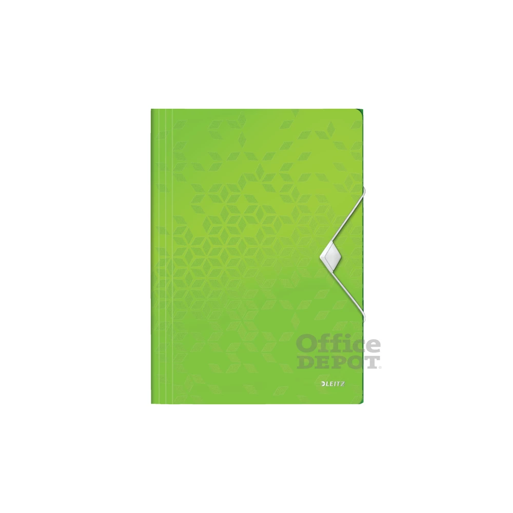 Leitz Wow pp zöld gumis mappa
