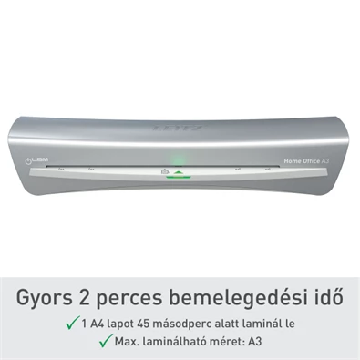 Leitz iLAM Home Office A3 szürke laminálógép