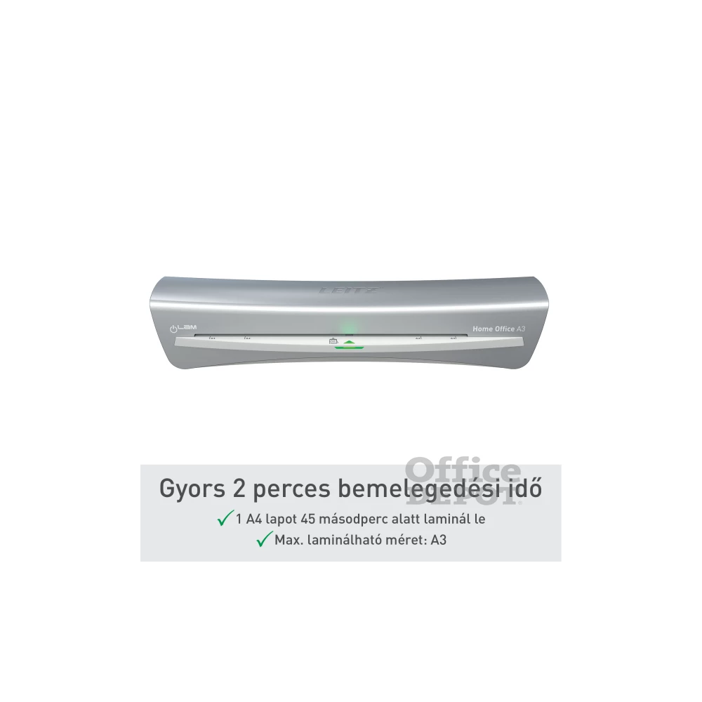 Leitz iLAM Home Office A3 szürke laminálógép