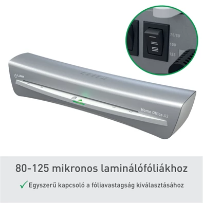 Leitz iLAM Home Office A3 szürke laminálógép
