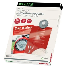 Leitz iLAM UDT A4 2x175mic 100db-os fényes lamináló fólia Leitz iLAM UDT A4 2x175mic 100db-os fényes lamináló fólia