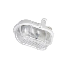 Anco 321184 max 60W IP44 230V E27 műanyagrácsos fehér ovális hajólámpa Anco 321184 max 60W IP44 230V E27 műanyagrácsos fehér ovális hajólámpa