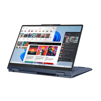 Lenovo IdeaPad 5 2in1 14IRU9 laptop (14"WUXGA/Intel Core 3 100U/Int.VGA/8GB RAM/1TB/Win11) - kék