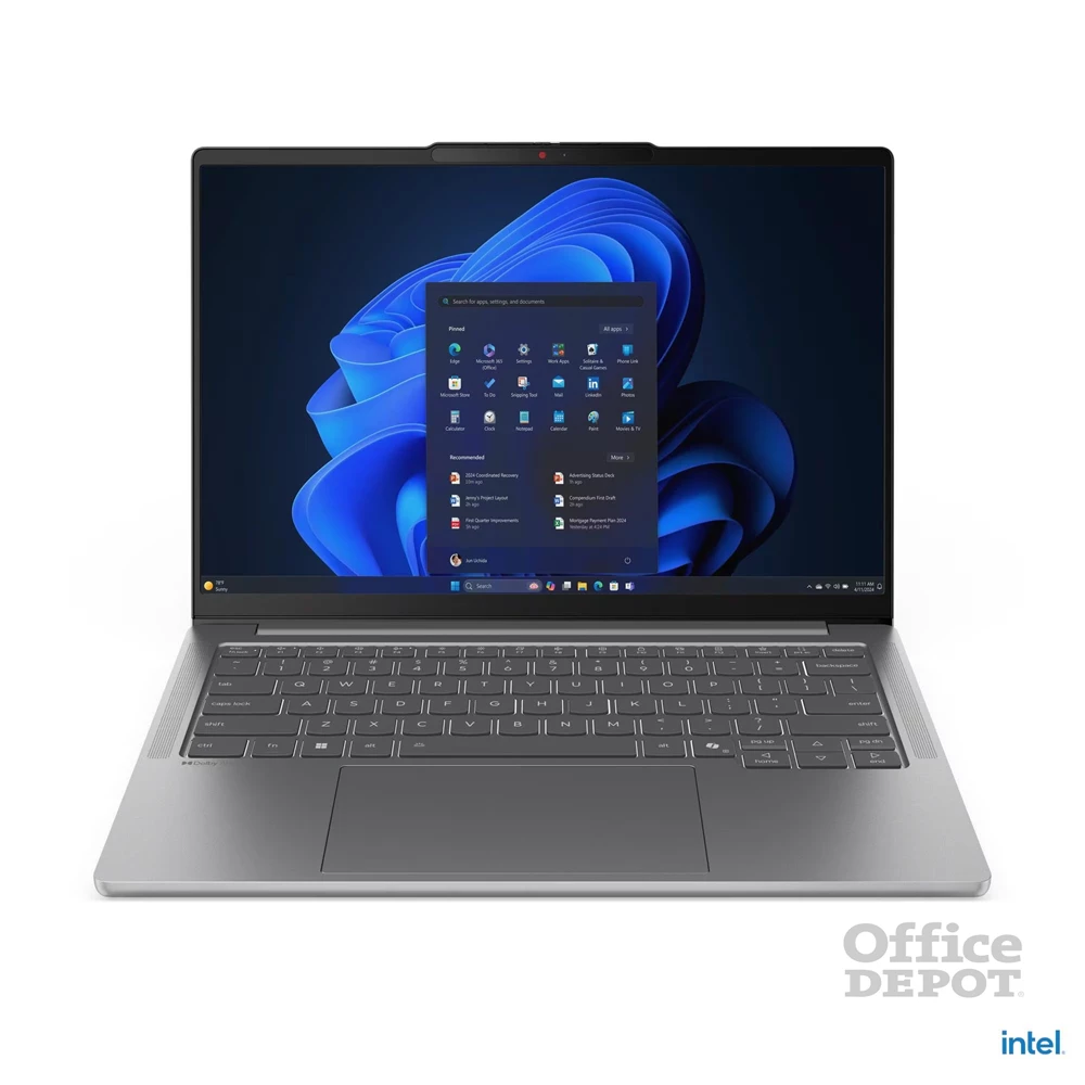 Lenovo IdeaPad Pro 5 14IAH10 laptop (14"2,8K/Intel Core Ultra 5 225H/Int.VGA/24GB RAM/512GB/FreeDOS) - szürke