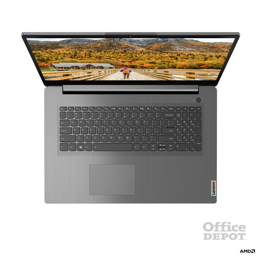 Lenovo Ideapad 3 17ALC6 laptop (17,3"HD+/AMD Ryzen 7-5700U/Int.VGA/12GB RAM/512GB/FreeDOS) - szürke