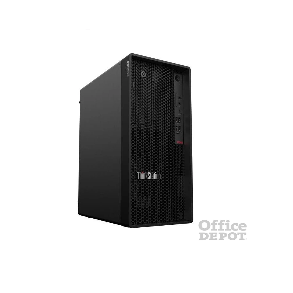 Lenovo ThinkStation P340 Tower /i5-10500/16GB/256GB M.2 SSD/Wifi/FreeDOS fekete asztali számítógép