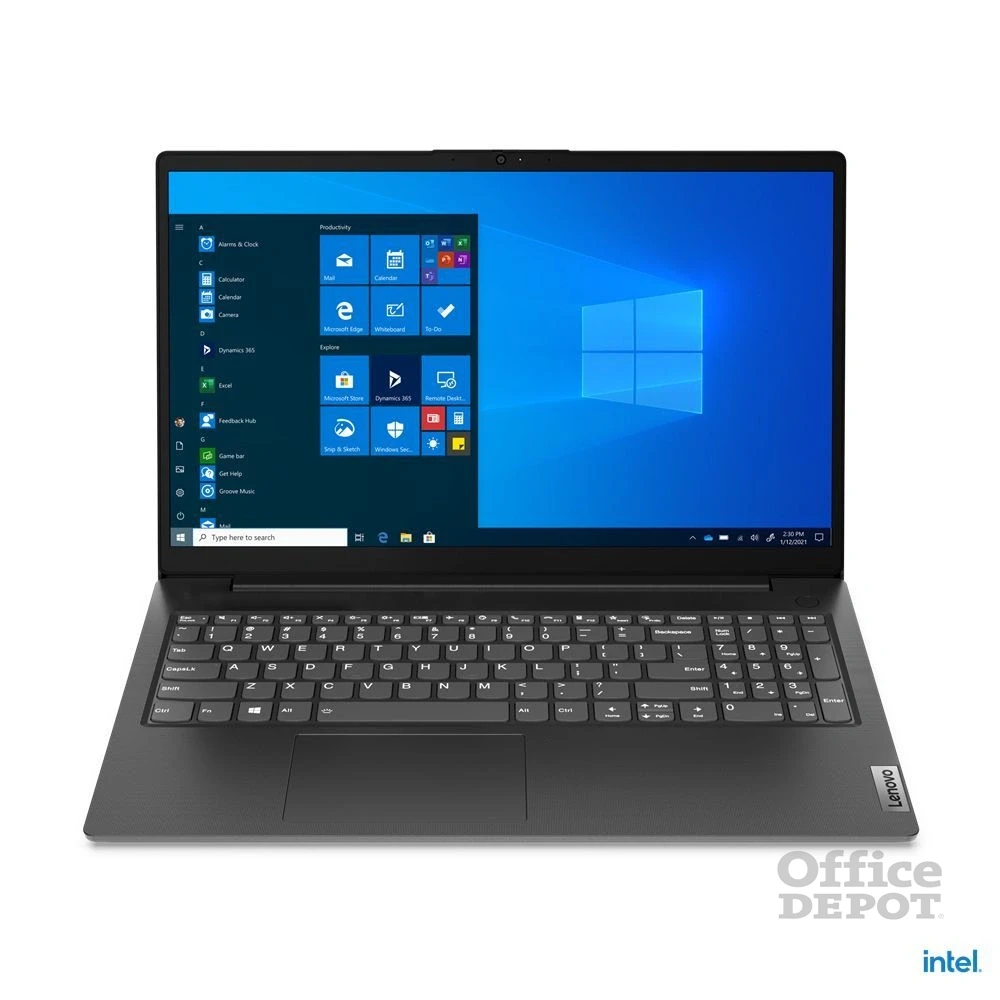 Lenovo V15 G2 IJL laptop (15,6"FHD/Intel Celeron N4500/Int.VGA/8GB RAM/256GB/Win11 Pro) - fekete