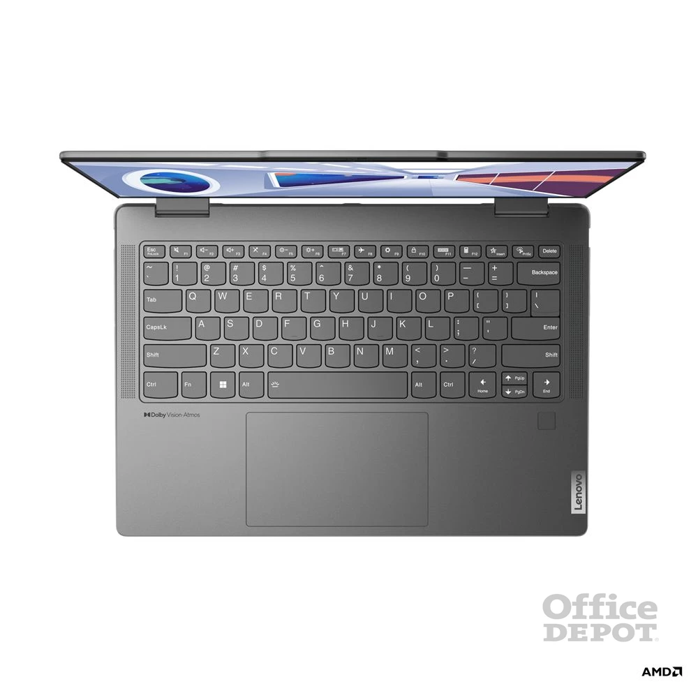 Lenovo Yoga 7 14ARP8 laptop (14"WUXGA/AMD Ryzen 5-7535U/Int.VGA/16GB RAM/512GB/Win11) - szürke