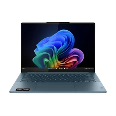Lenovo Yoga Pro 7 14AKP10 laptop (14,5"3K/AMD Ryzen AI 7 350/Int.VGA/32GB RAM/1TB/Win11/Aluminium ház) - zöldeskék