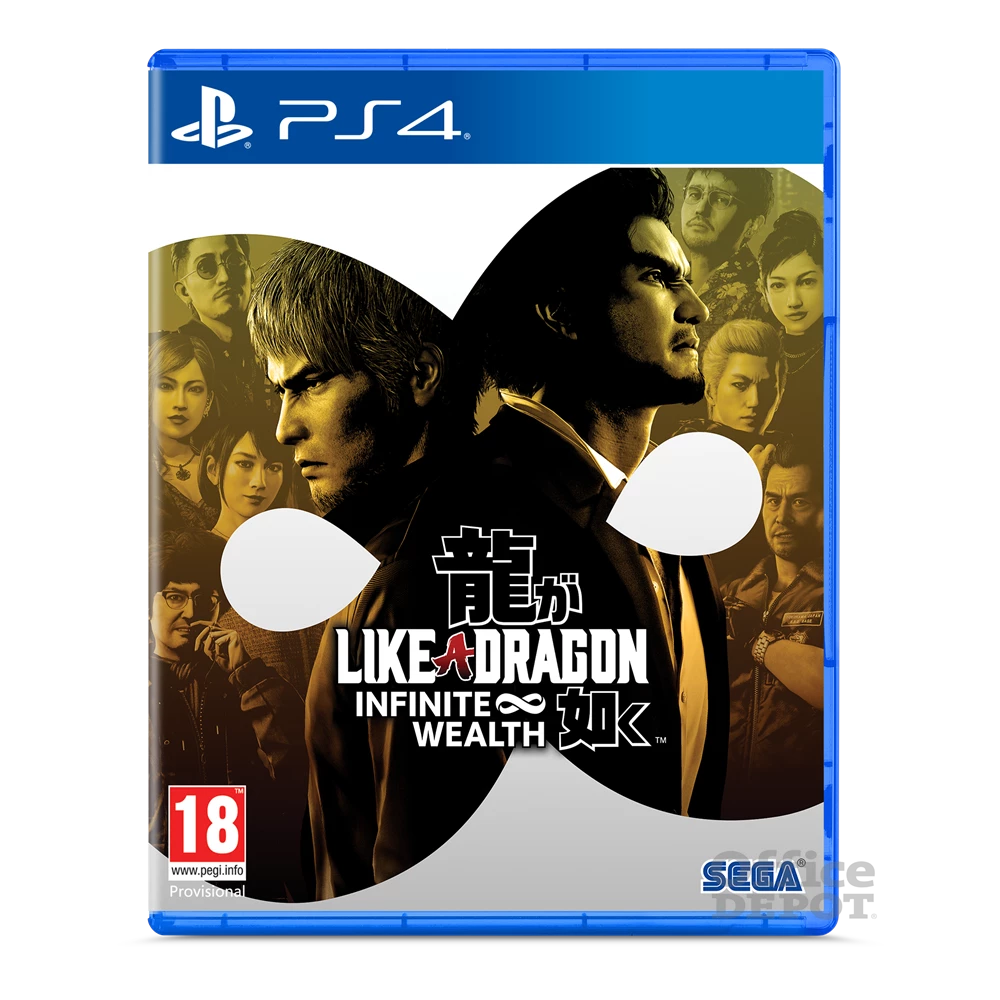 Like a Dragon: Infinite Wealth PS4 játékszoftver