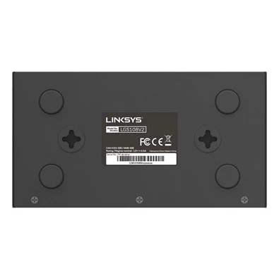 Linksys SMB LGS108 8port 10/100/1000Mbps LAN nem menedzselhető asztali Switch Linksys SMB LGS108 8port 10/100/1000Mbps LAN nem menedzselhető asztali Switch