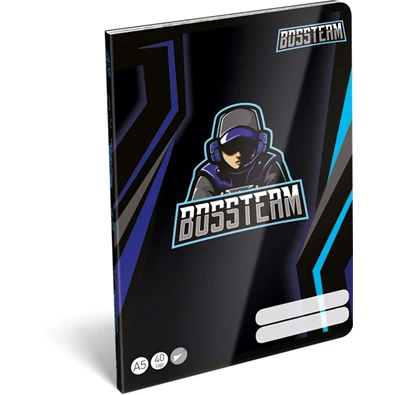 Lizzy Bossteam Gamer 4Life 22970201 FSC A5 40 lapos tűzött sima füzet Lizzy Bossteam Gamer 4Life 22970201 FSC A5 40 lapos tűzött sima füzet