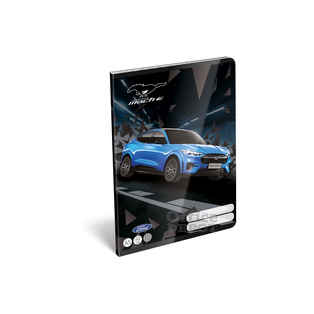 Lizzy Ford Mustang Lightning 22969313 FSC A5 40 lapos tűzött kockás füzet