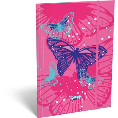 Lizzy Lollipop Butterfly Pink 22959457 A4 gumis mappa Lizzy Lollipop Butterfly Pink 22959457 A4 gumis mappa