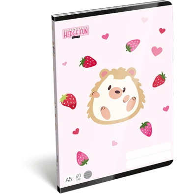 Lizzy Lollipop Hedge fun 22967459 FSC A5 40 lapos tűzött vonalas füzet Lizzy Lollipop Hedge fun 22967459 FSC A5 40 lapos tűzött vonalas füzet