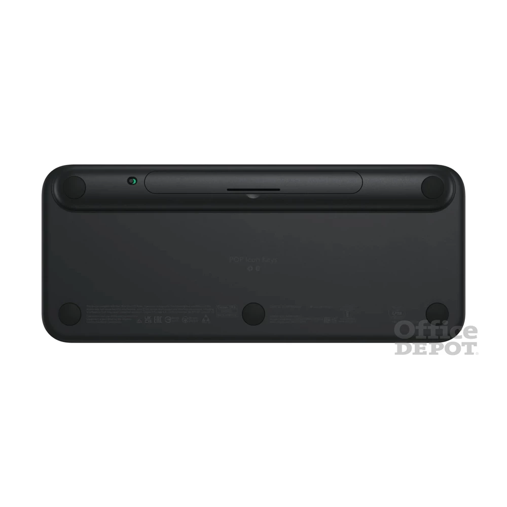 Logitech POP Icon Keys US vezeték nélküli grafitszürke/zöld billentyűzet