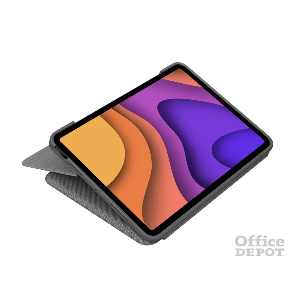 Logitech Folio Touch iPad Air 4/5 gen oxfordi szürke billentyűzetes tablet tok UK