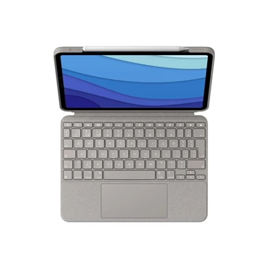 Logitech 920-010172 Combo Touch iPad Pro 11" 1/2/3/4 gen homok billentyűzetes tablet tok Logitech 920-010172 Combo Touch iPad Pro 11" 1/2/3/4 gen homok billentyűzetes tablet tok