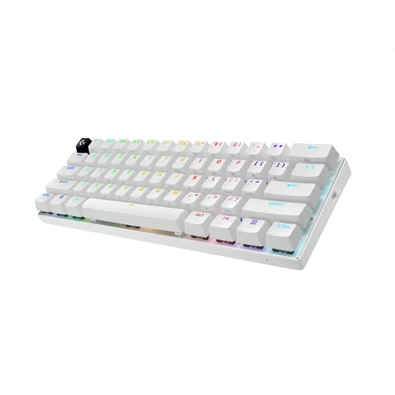 Logitech 920-011930 PRO X 60 LIGHTSPEED US vezeték nélküli fehér (tactile) gamer billentyűzet Logitech 920-011930 PRO X 60 LIGHTSPEED US vezeték nélküli fehér (tactile) gamer billentyűzet