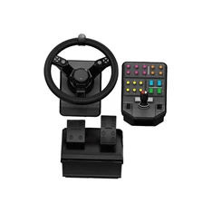 Logitech Saitek Farm Sim fekete kormány + pedál + oldalpanel csomag Logitech Saitek Farm Sim fekete kormány + pedál + oldalpanel csomag