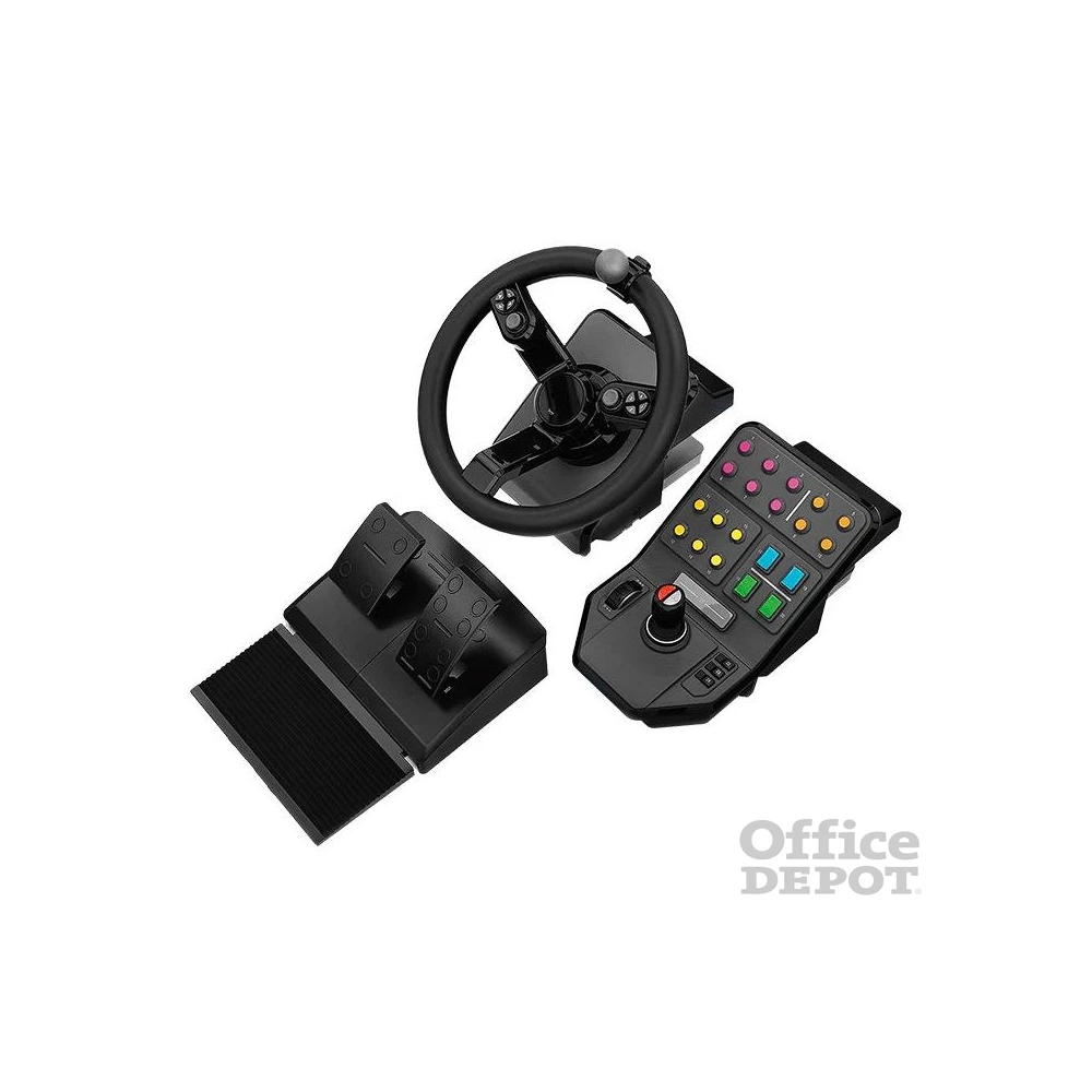 Logitech G Saitek Farming Simulator csomag fekete (kormány + pedál + vezérlőpanel)