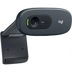 Logitech C270 720p fekete mikrofonos webkamera